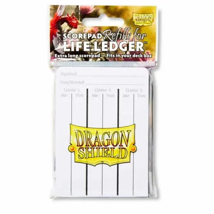 Dragon Shield Life Ledger: Scorepad Refills - Dragon Shield Life Counters