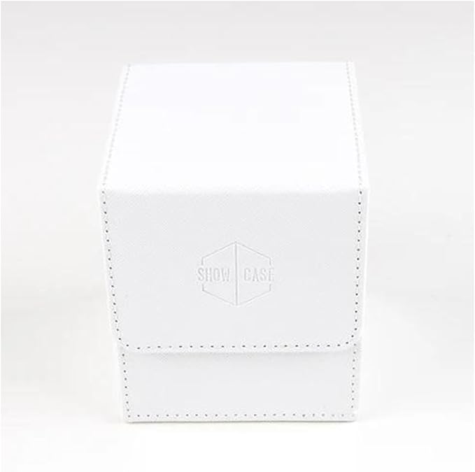 Showcase Deck Box with Display Window for Trading Card Games, Holds 100+