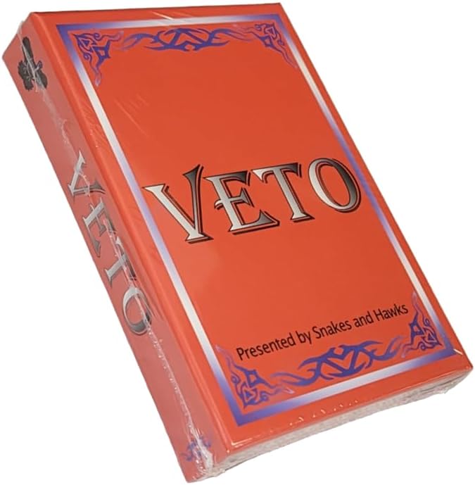 Veto Card Game, from The Makers of Snakes and Hawks