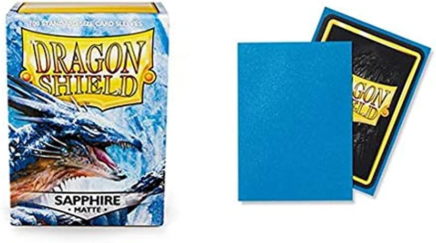Dragon Shield Matte Sapphire Standard Size 100 ct Card Sleeves Individual Pack