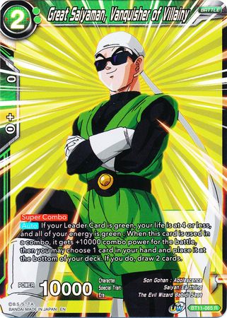 Great Saiyaman, Vanquisher of Villainy (BT11-065) [Vermilion Bloodline]