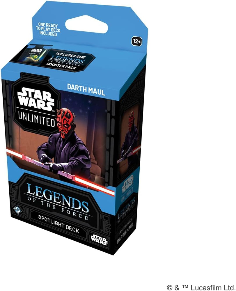 Star Wars: Unlimited TCG Legends of The Force Darth Maul Spotlight Deck