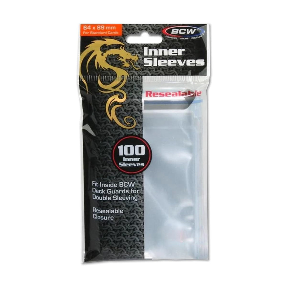 BCW 1-SSLV-I-R Resealable Inner Sleeves Standard
