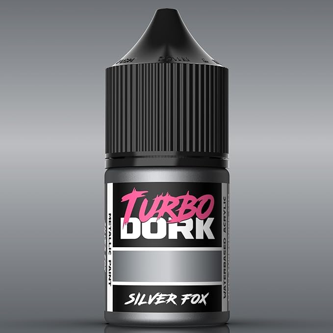 Metallic Acrylic Paint, Silver Fox, 22 ml