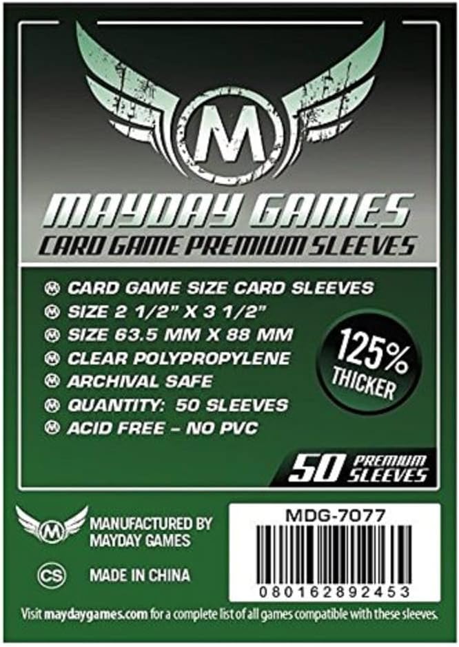 Premium Card Game Sleeves (63.5 X 88 MM) (50 Pack)