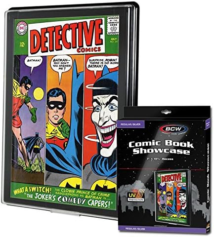 BCW Comic Book Frame with UV Protection | Modern Current Age Display Case (Silver Age, 1 Pack)