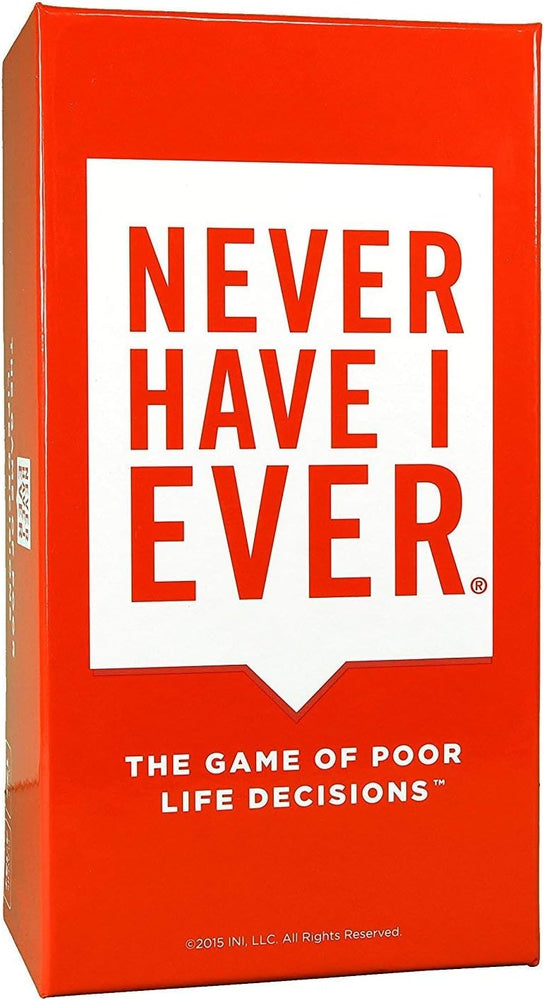 Never Have I Ever Party Card Game