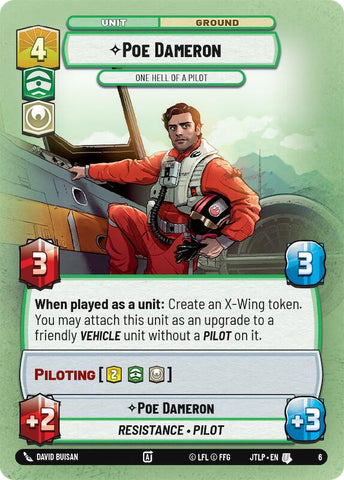 Poe Dameron - One Hell of a Pilot (6) (6) [Jump to Lightspeed: Weekly Play]