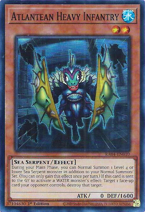 Atlantean Heavy Infantry [RA04-EN010] Super Rare