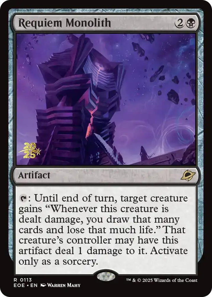 Requiem Monolith [Edge of Eternities Prerelease Promos]