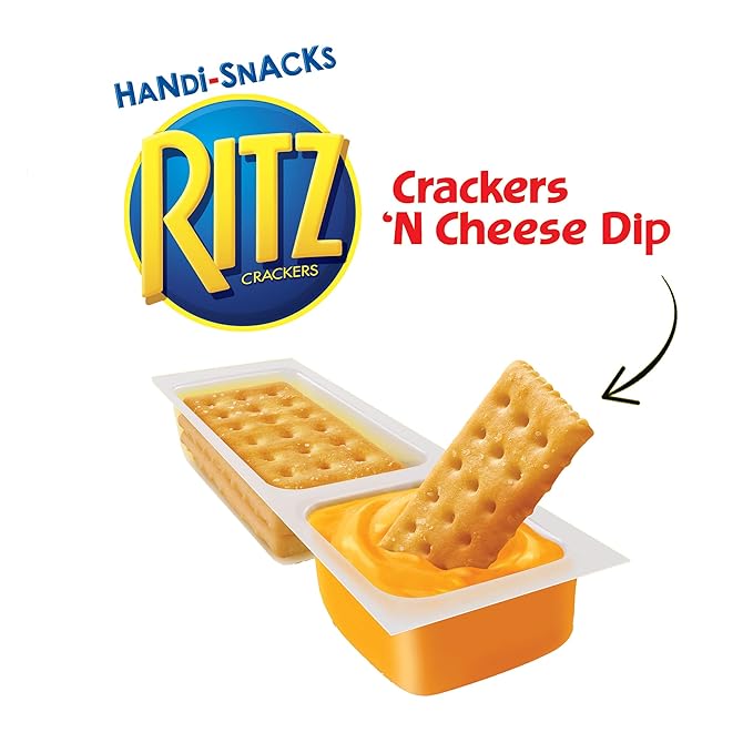 Handi-Snacks RITZ Crackers 'N Cheesy Dip Snack Pack