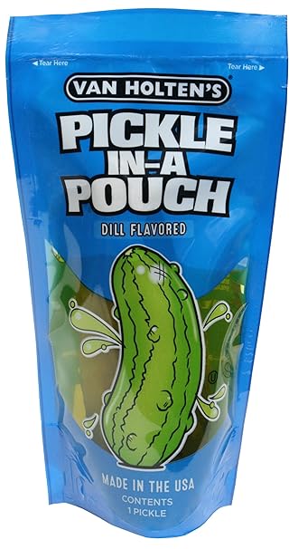 Van Holten's Pickles - Jumbo Dill Pickle-In-A-Pouch