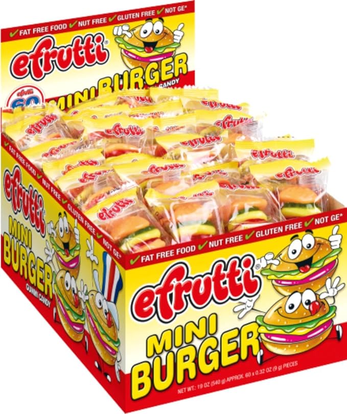 E Frutti Gummy Hamburger