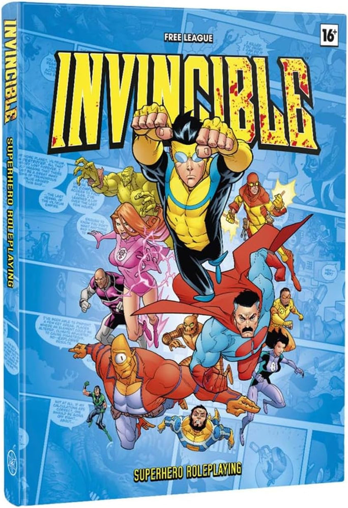 Free League Invincible - Superhero Roleplaying Core Rulebook, Tabletop RPG in the Invincible World