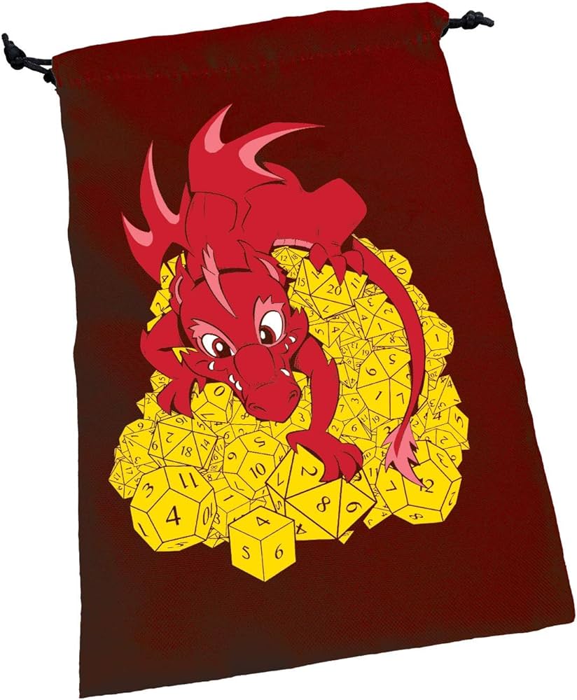 Dice Bag RED DRAGON