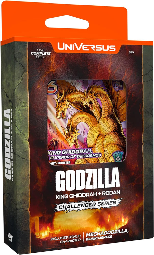 UniVersus Godzilla Challenger Series - King Ghidorah & Rodan Deck - 2 Character Decks