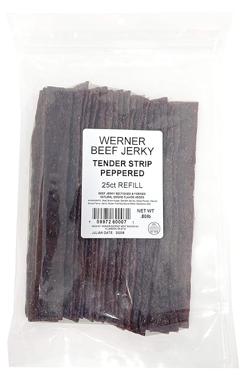 Werner Tender Strips Peppered Beef Jerky