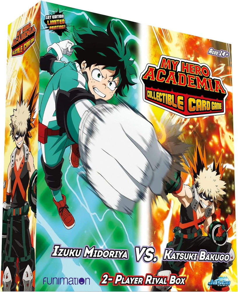 My Hero Academia Collectible Card Game Izuku Midoriya vs. Katsuki Two Player Rival Decks
