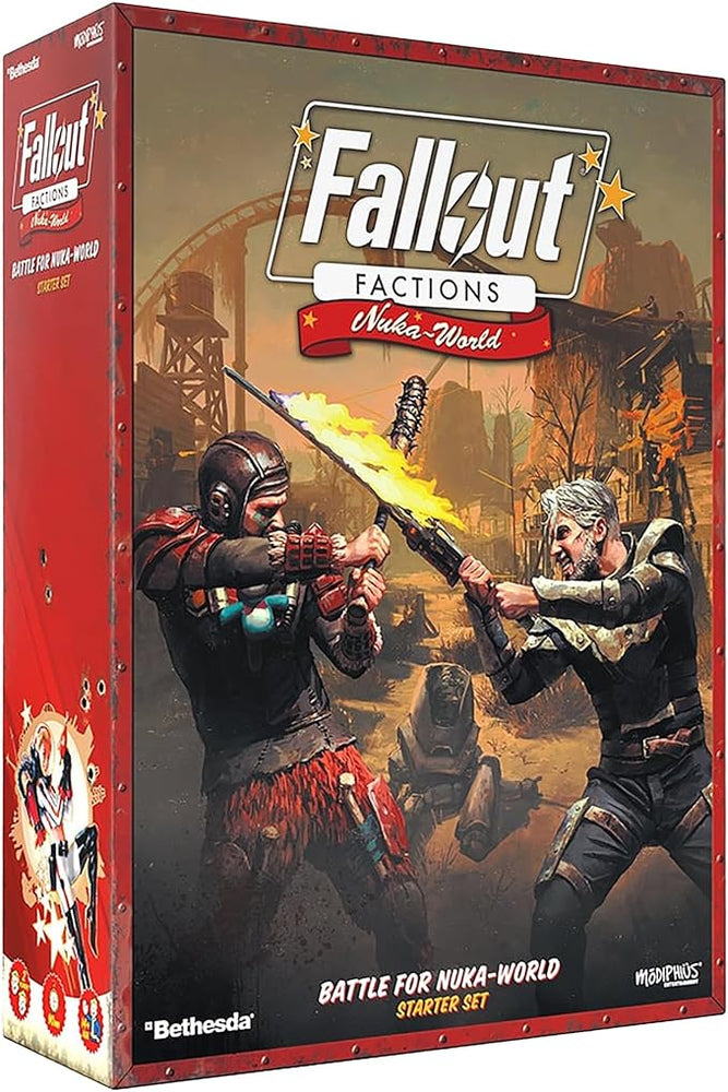 Modiphius Entertainment: Fallout: Factions - Battle for Nuka-World Starter Set
