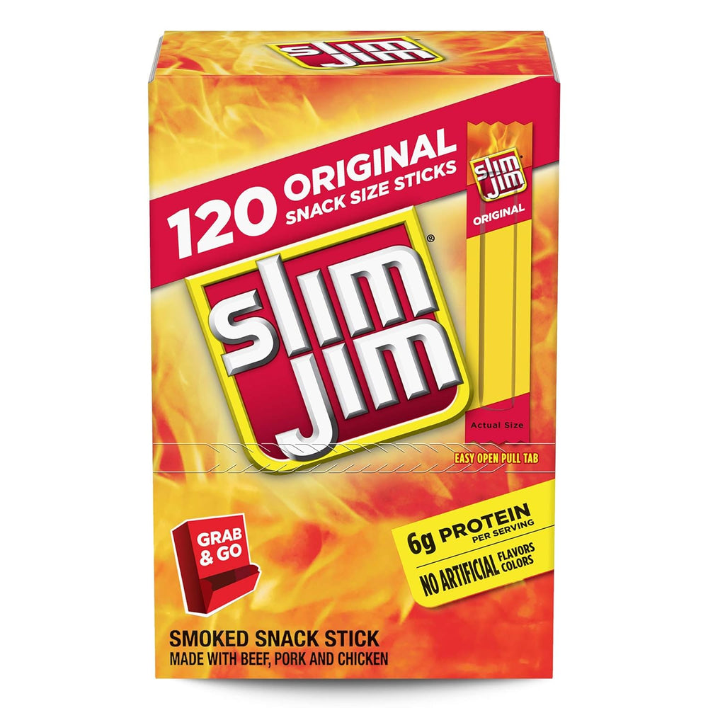 Slim Jim Snack-Sized Smoked Meat Stick