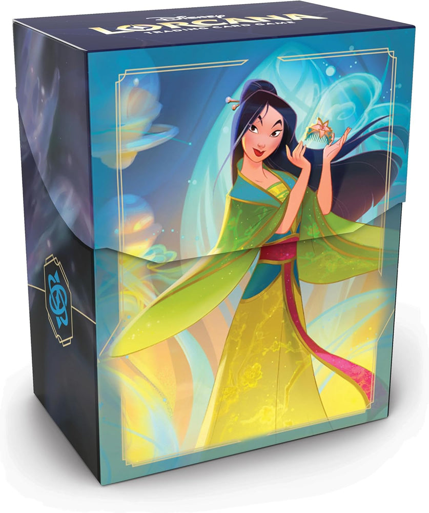 Ravensburger Disney Lorcana TCG Deck Box Featuring Mulan