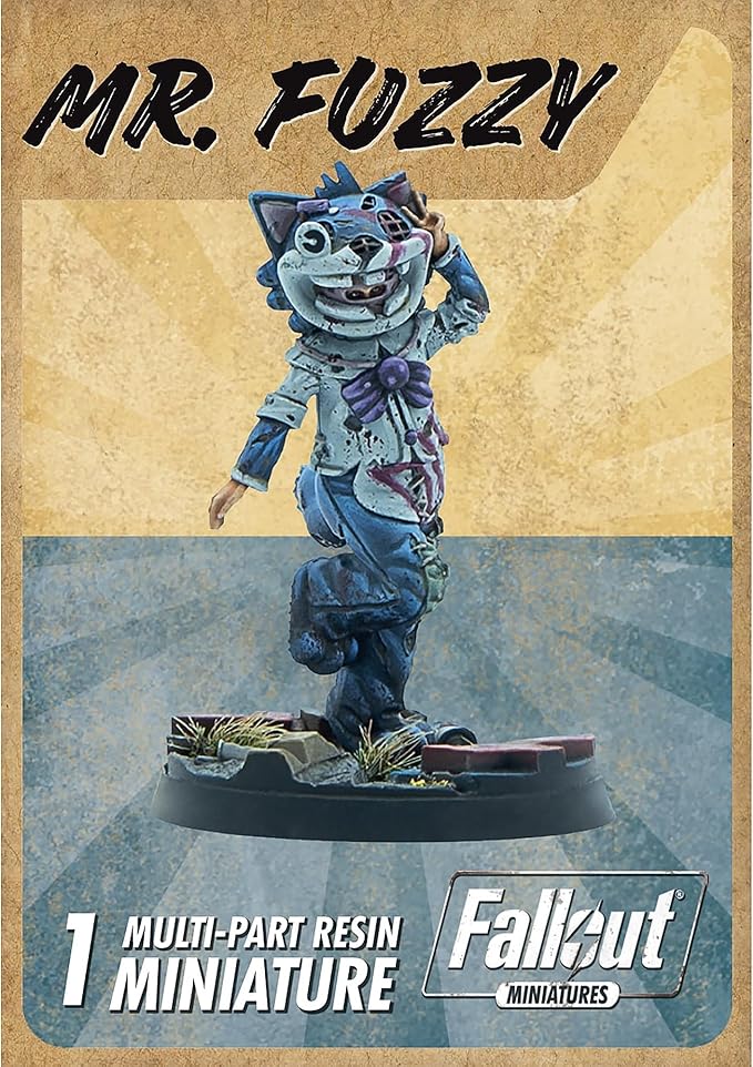 Fallout: Wasteland Warfare - Mr Fuzzy Miniature - Unpainted