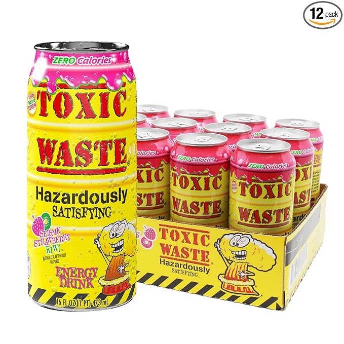 Modern Ape Drinks Toxic Waste Energy Drink
