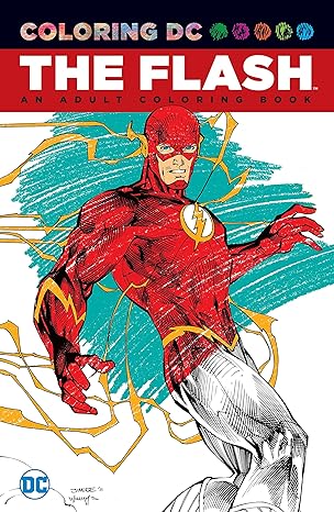 The Flash: An Adult Coloring Book Paperback