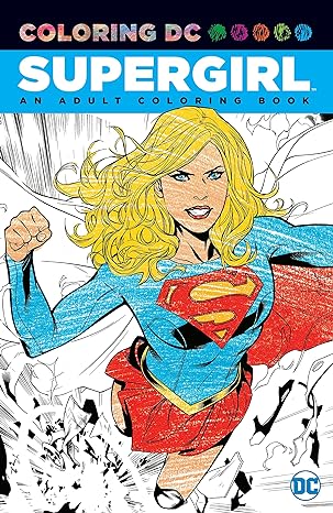 Supergirl: An Adult Coloring Book Paperback
