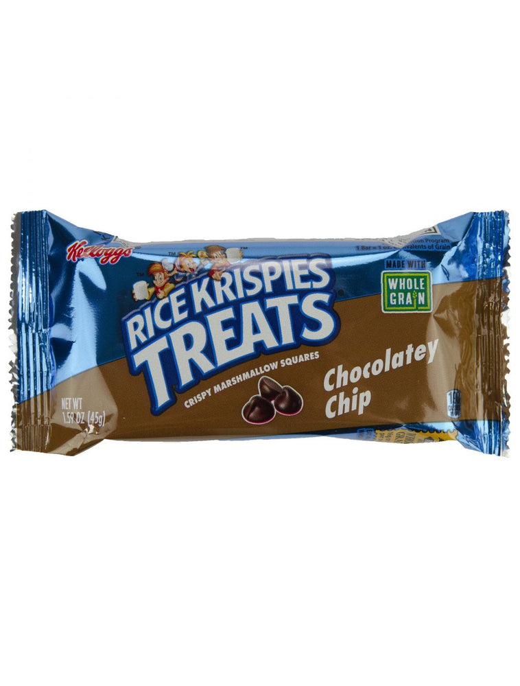 Kellogg Whole Grain Chocolate Chip Rice Krispie Treats Squares, 1.59 Ounces
