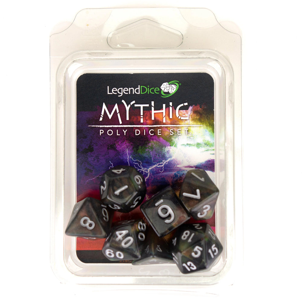 LegendDice Mythic Poly Dice Set Clamshell