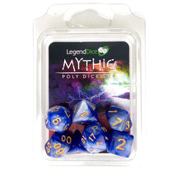 LegendDice Mythic Poly Dice Set Clamshell
