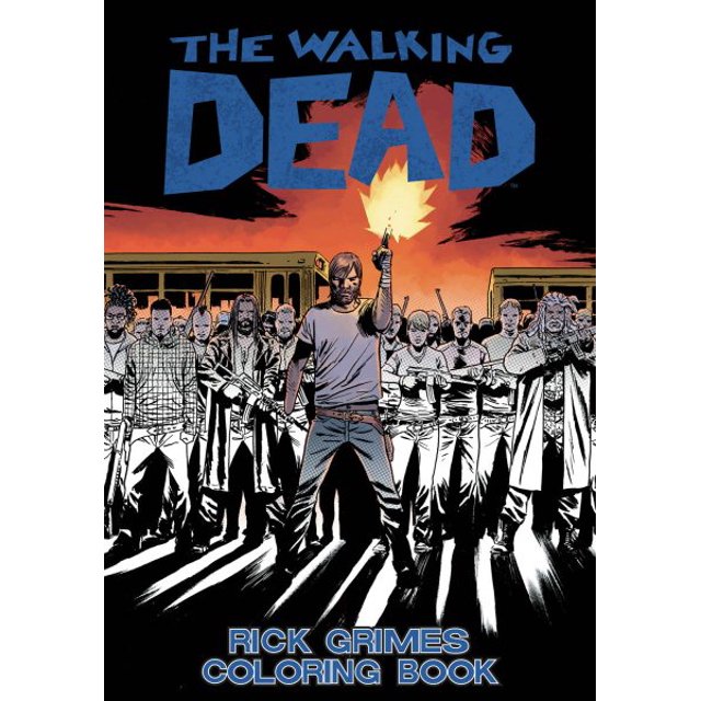 The Walking Dead: Rick Grimes Adult Coloring Book