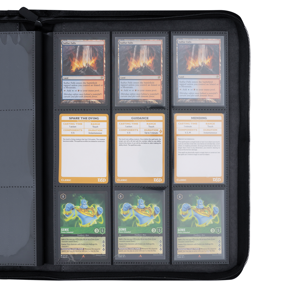 TCG Faux-Leather Trading Card Binder - Blue