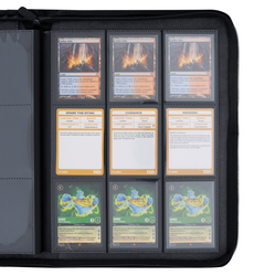 TCG Faux-Leather Trading Card Binder - Blue