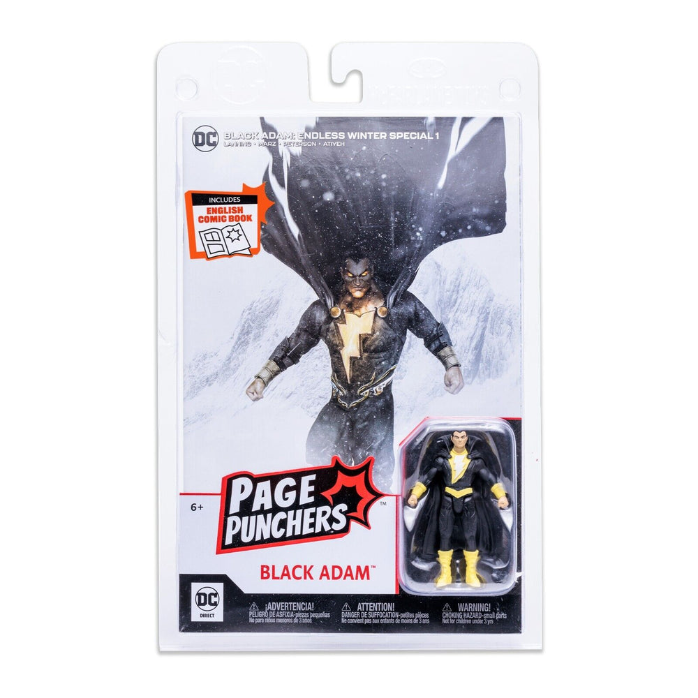 McFarlane Toys DC Direct - Page Punchers - 3" Figure with Comic Wave 1 - Black Adam (Endless Winter)