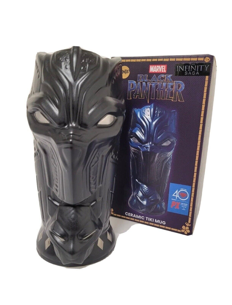 Mondo Black Panther Ceramic Tiki Mug