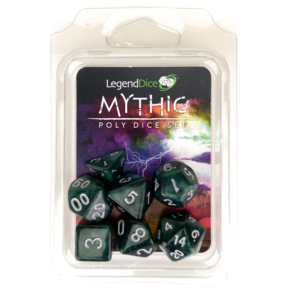 LegendDice Mythic Poly Dice Set Clamshell