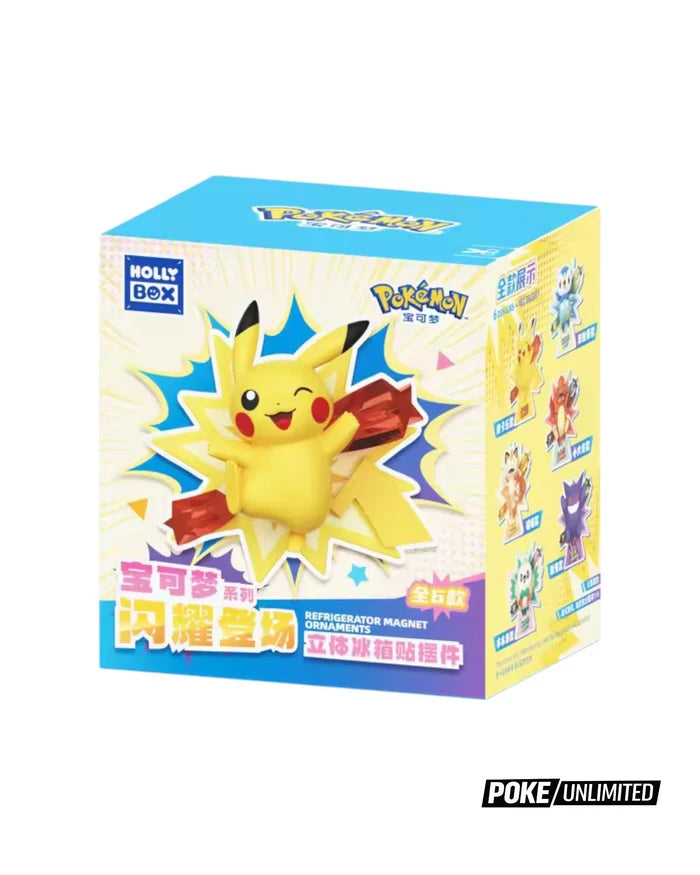 Pokemon Blind Box Fridge Magnet, Cute 3D Collectible Figure, Removable Magnet for Fridge, Cabinet, Metal Surface