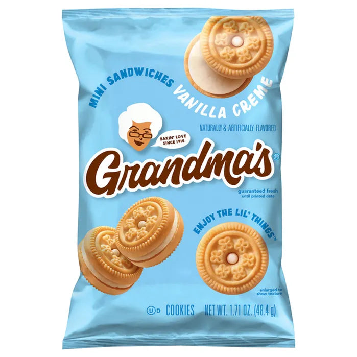 Grandma's Cookies, Vanilla Creme, Mini Sandwiches