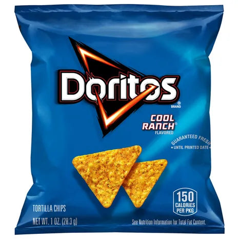 Doritos Tortilla Chips Cool Ranch 1 Oz