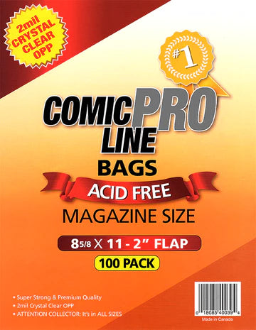 Magazine Size – 8 5/8″ x 11″ with 2″ flap