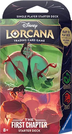 Lorcana Trading Card Game Starter Deck Emerald/Ruby
