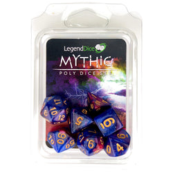 LegendDice Mythic Poly Dice Set Clamshell