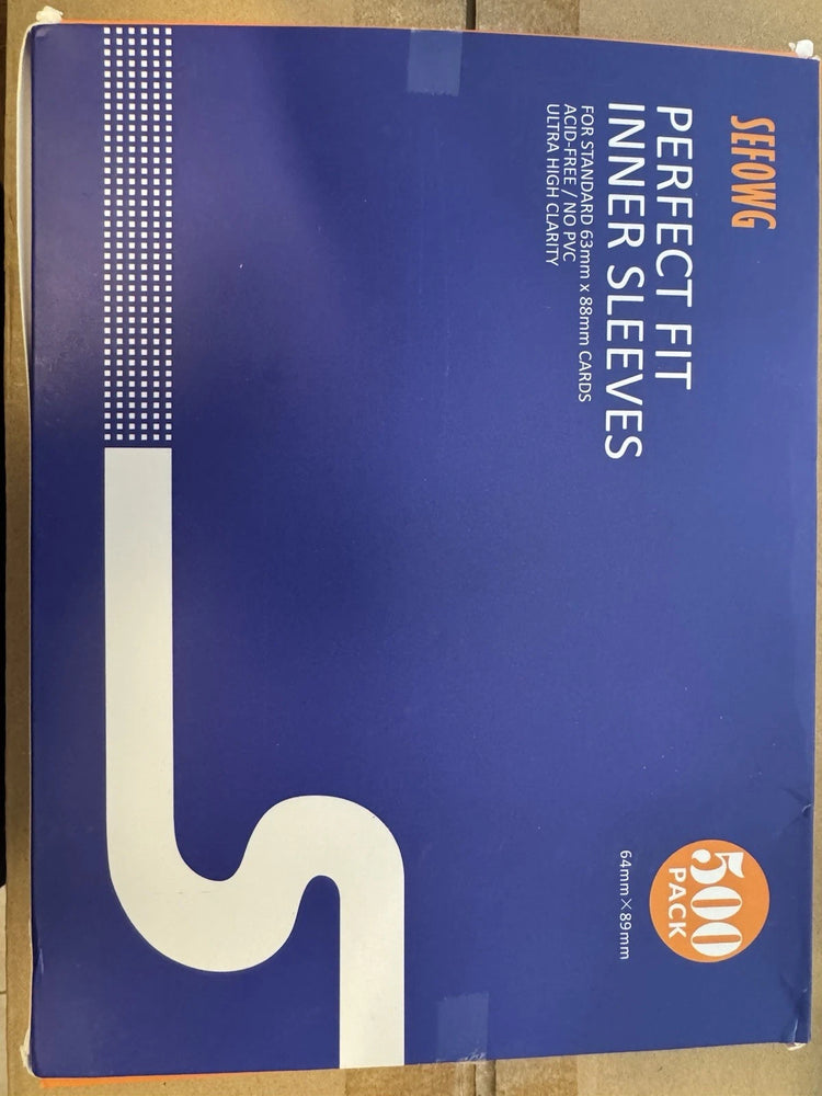 SEFOWG 500 Perfect Fit Inner Sleeves For Standard 63mmx88mm Cards