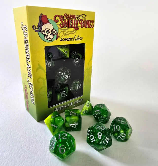 Green Blade Grass Scented Dice