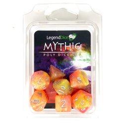 LegendDice Mythic Poly Dice Set Clamshell