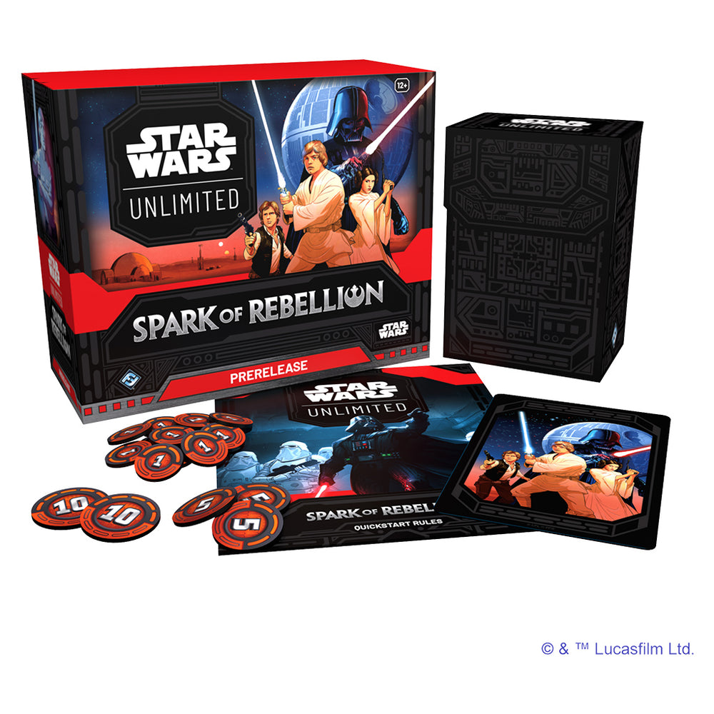 STAR WARS: UNLIMITED - SPARK OF REBELLION PRERELEASE BOX