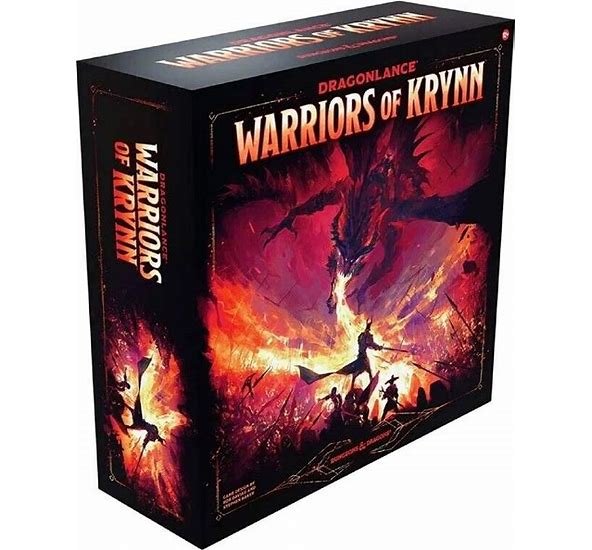 Dragonlance Warriors Of Krynn D & D Board Game