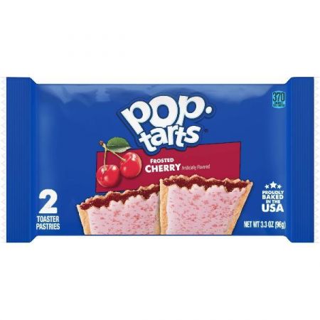 Kellogg's Pop Tarts Frosted Cherry3.3 Ounce Size